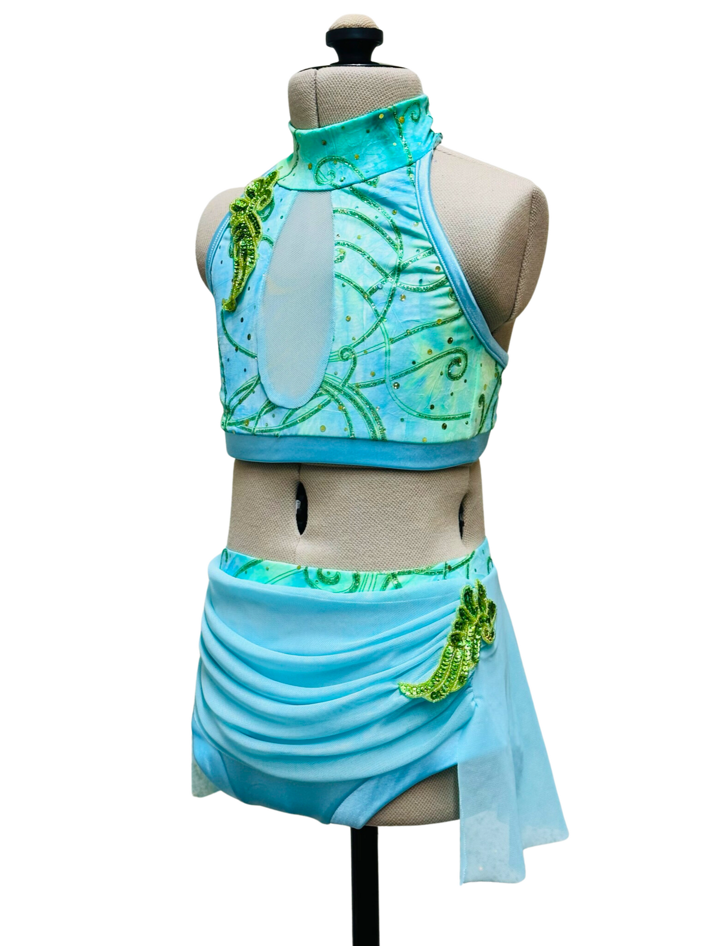 Sparkle Swirl 2 Piece-Mint Green