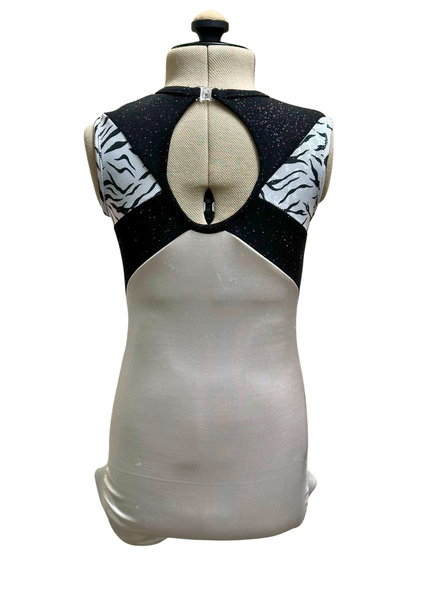 Zebra Bodysuit - White