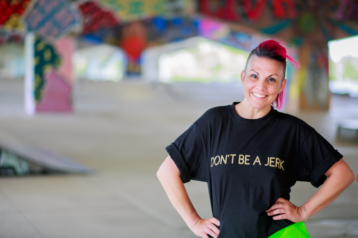 Don't Be a Jerk T-Shirt-Gold