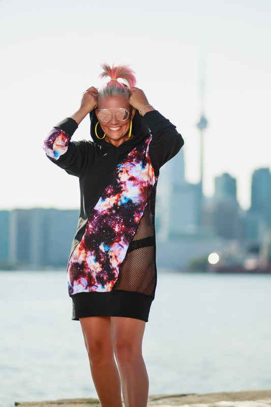 Black Hoodie Dress