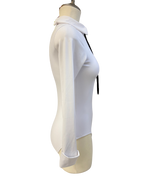 White Long Sleeve Bodysuit Dance Costume