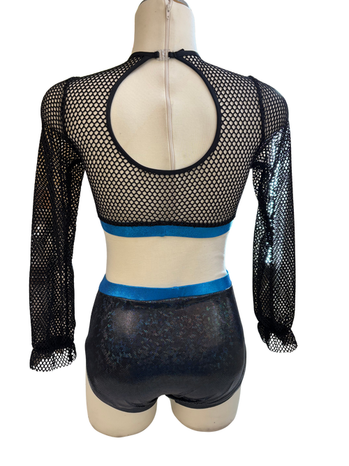 Crop Top 2 Piece Dance Costume