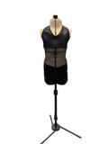 Black Metallic Short All Dance Costume