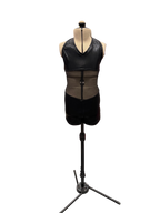 Black Metallic Short All Dance Costume