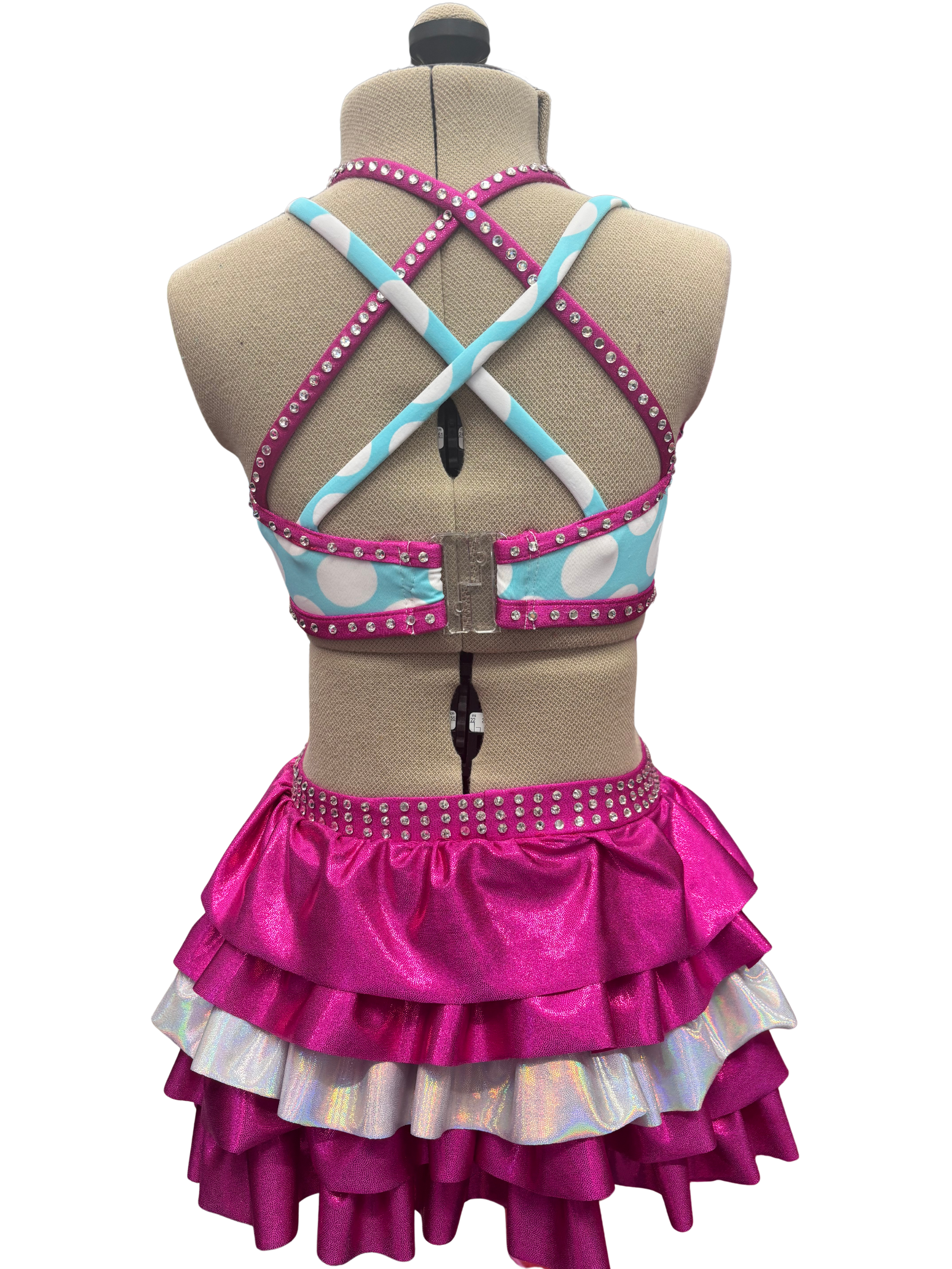 Kids Dance Costume - Polka Dots