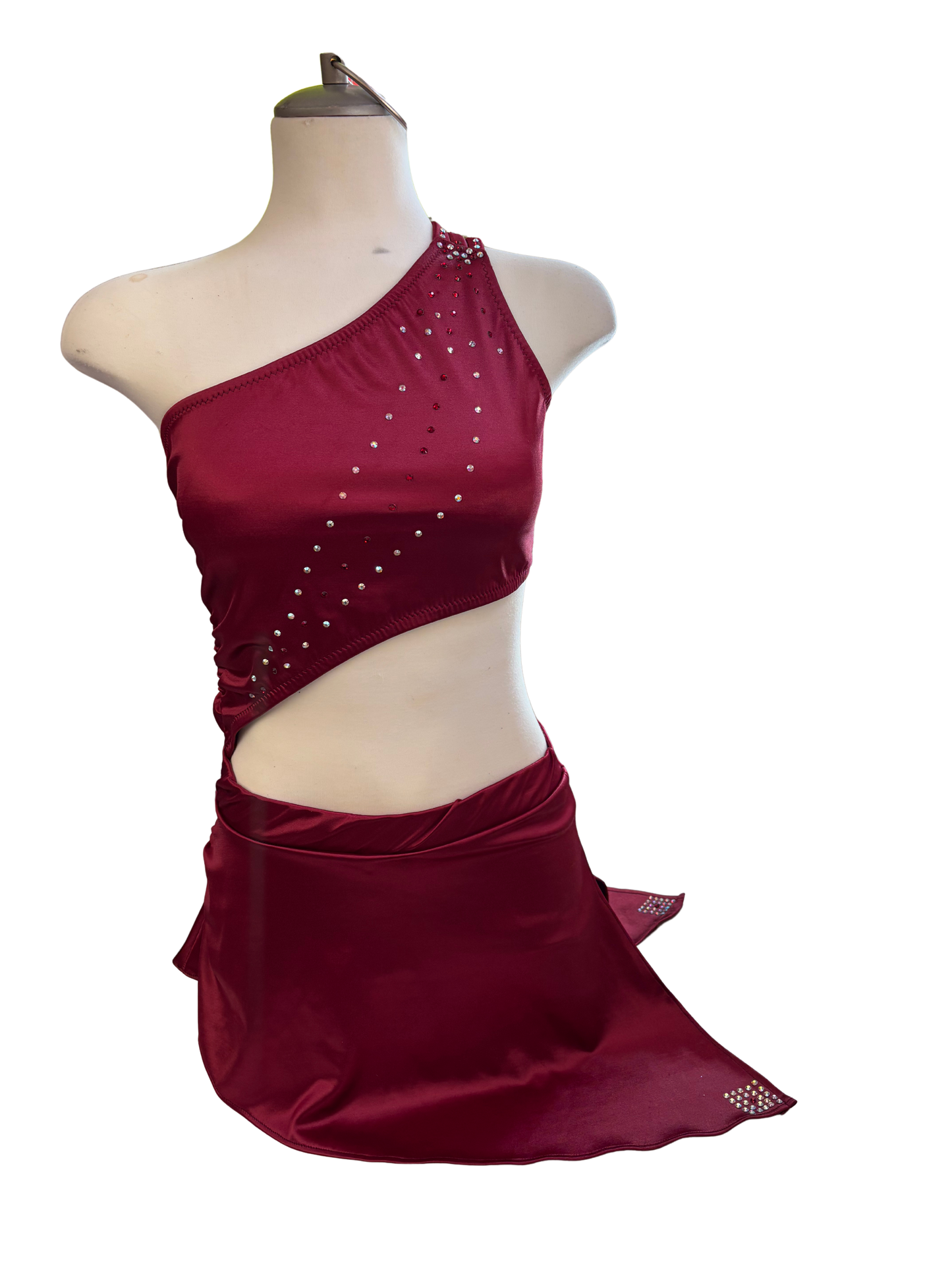 One Shoulder Dress Dance Costume