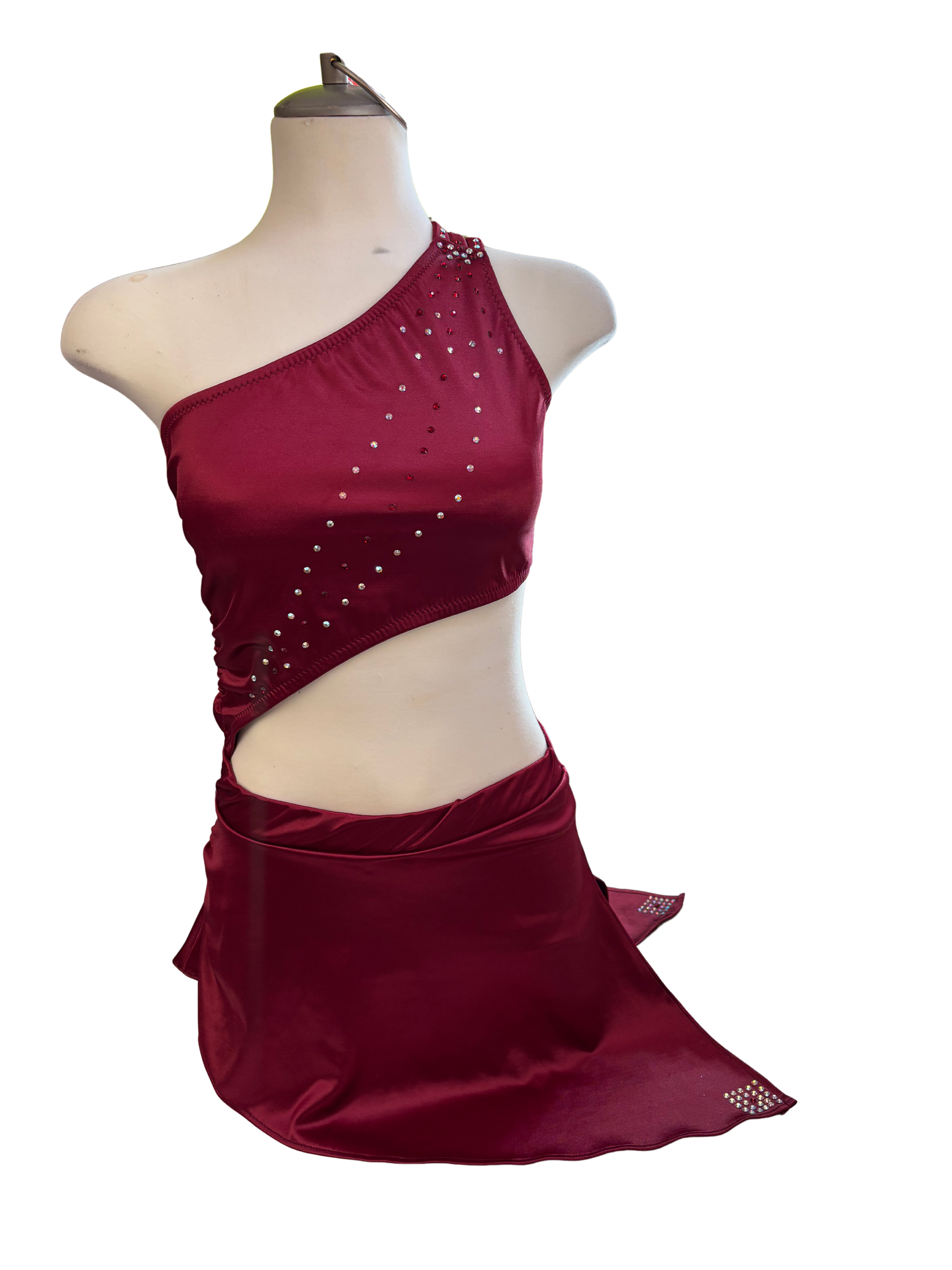 One Shoulder Dress Dance Costume