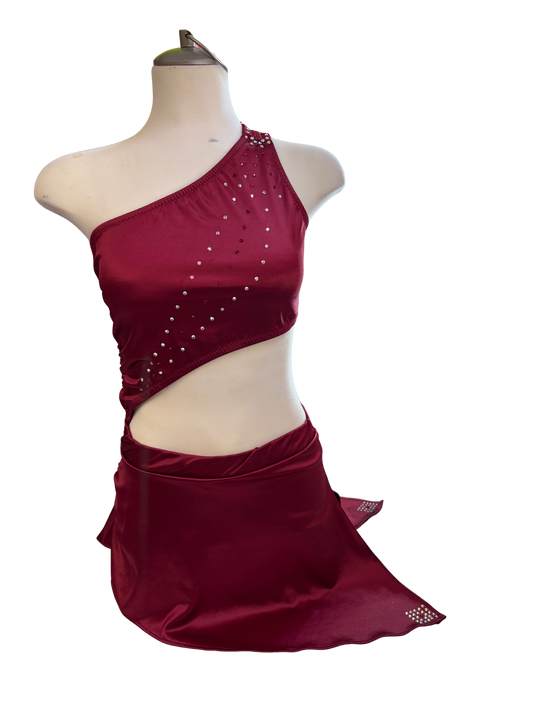 One Shoulder Dress Dance Costume