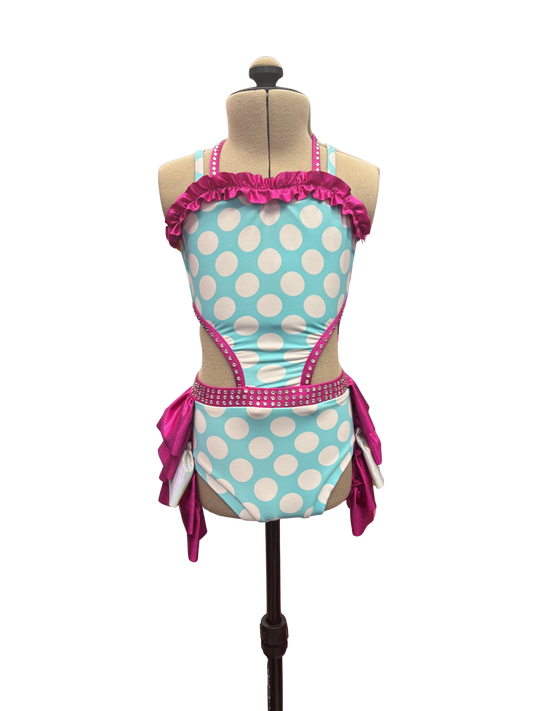 Kids Dance Costume - Polka Dots
