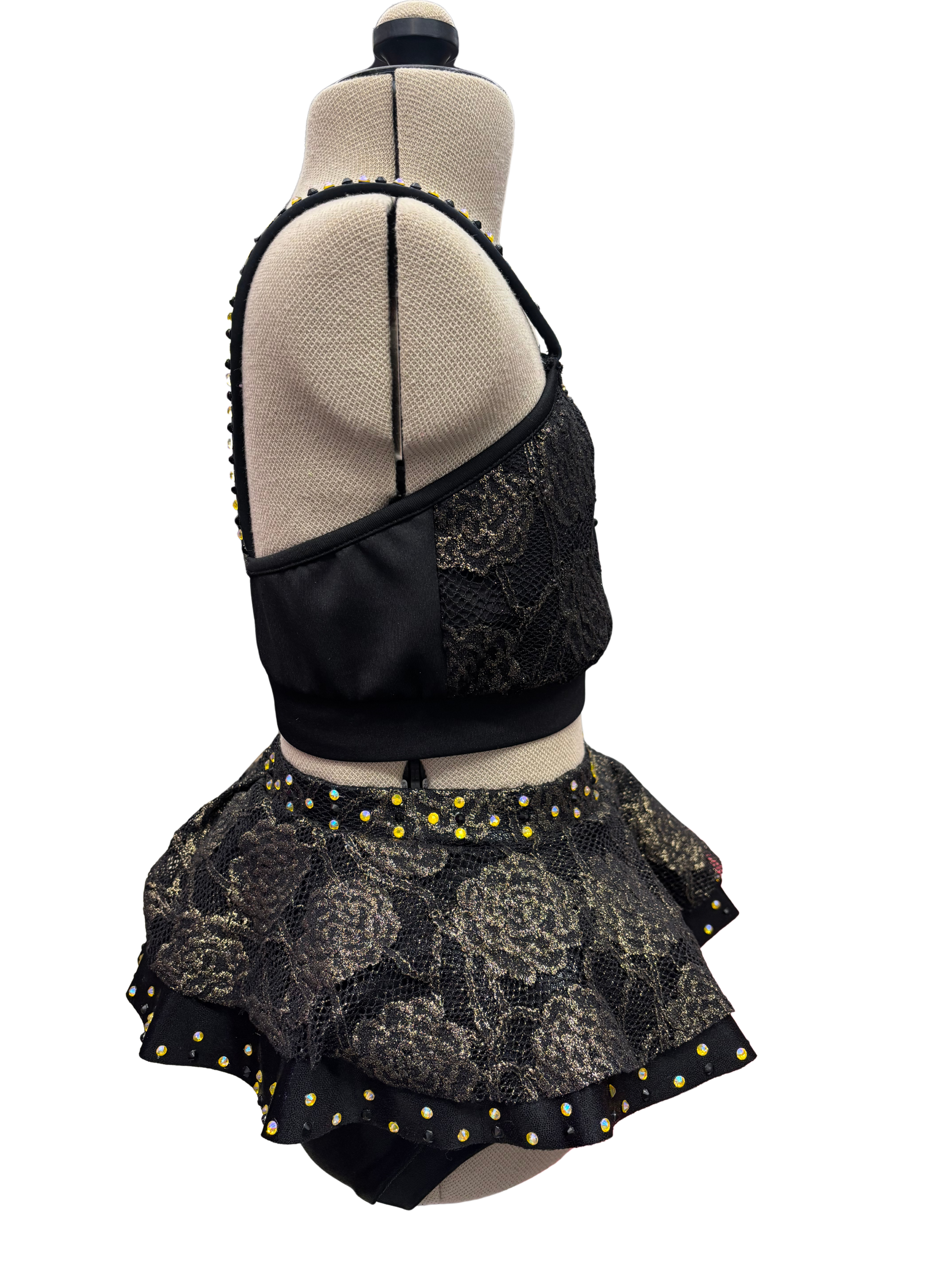 Kids Dance Costume - Crop Top & Tutu