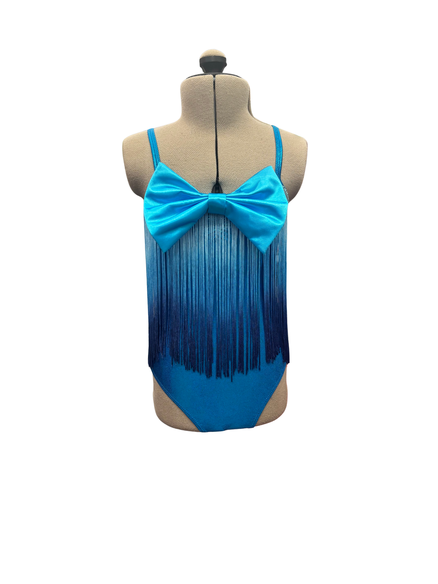 Kids Fringe Bodysuit Dance Costume