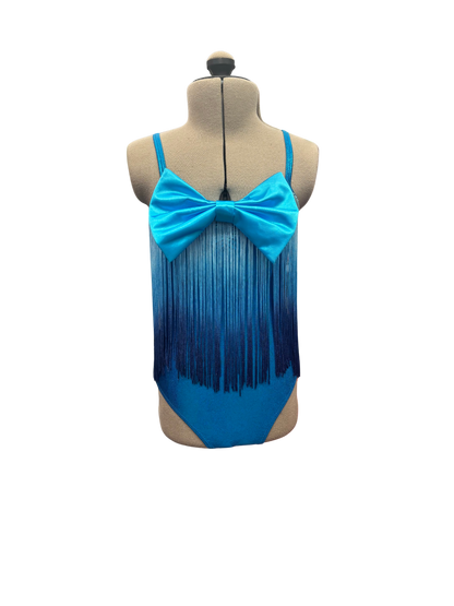 Kids Fringe Bodysuit Dance Costume
