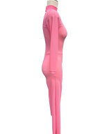 Pink Mesh Jumper Dance Costume