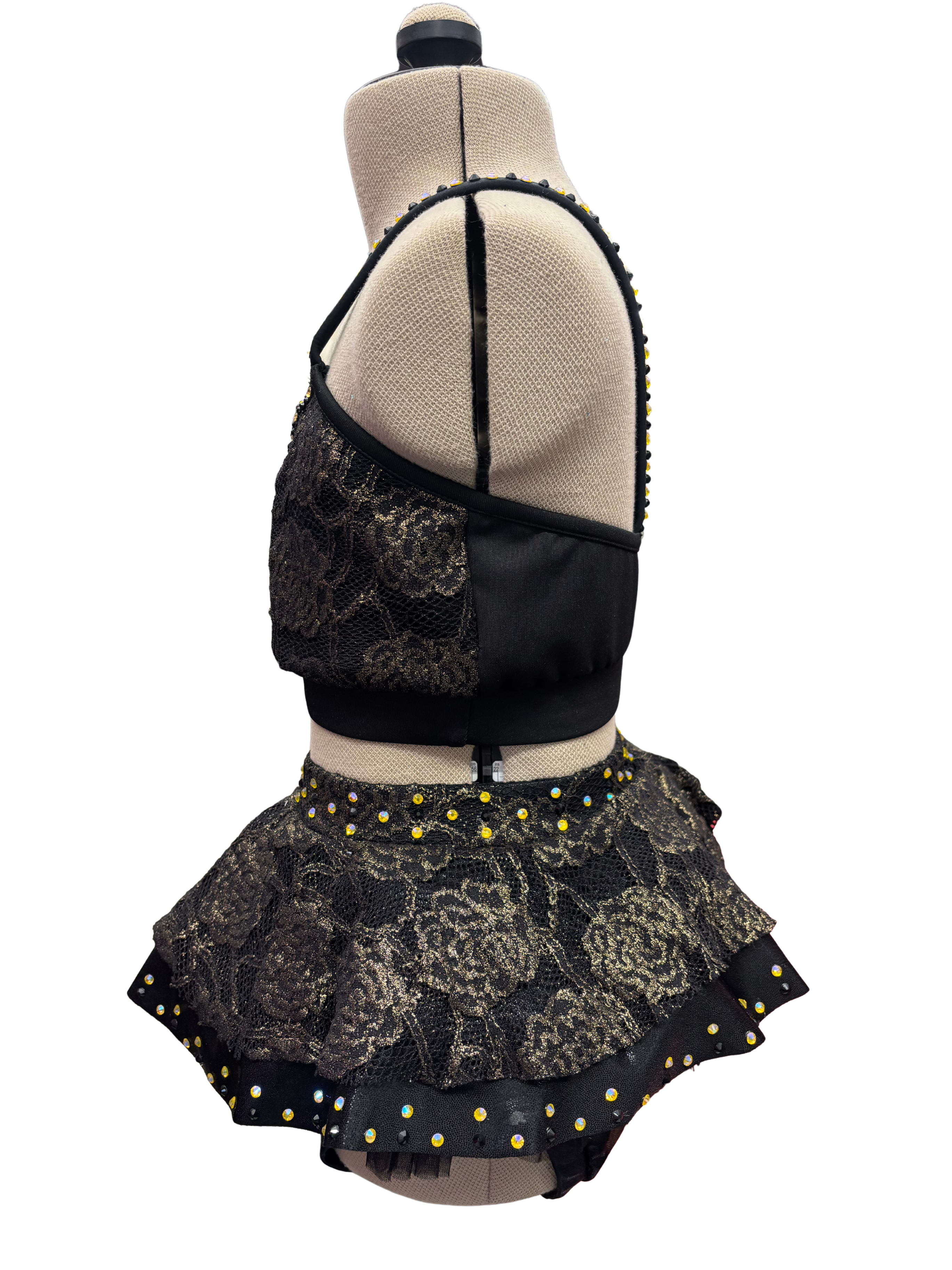 Kids Dance Costume - Crop Top & Tutu