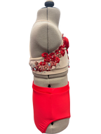 Red Dance Costume w/Flower Details