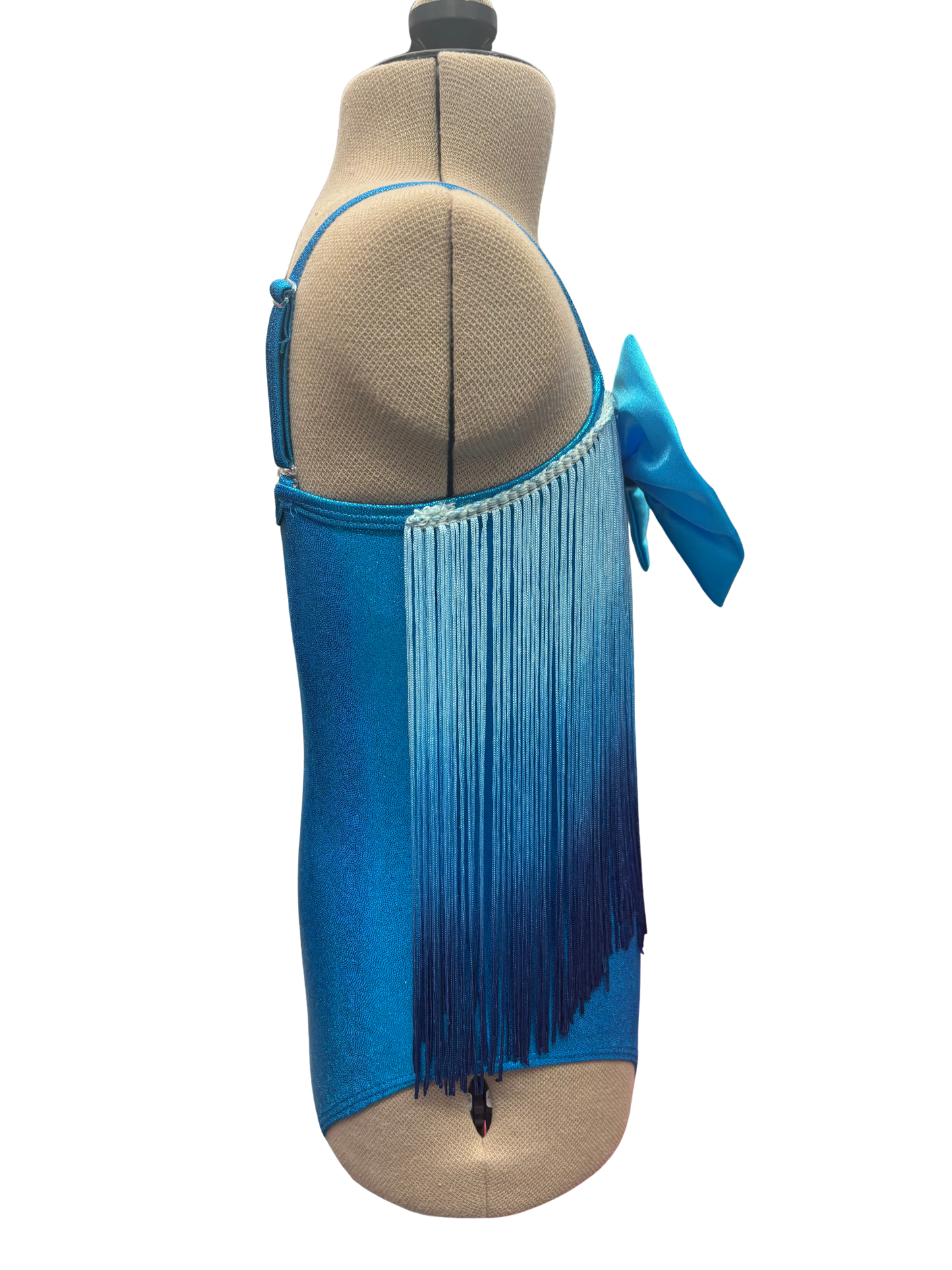 Kids Fringe Bodysuit Dance Costume
