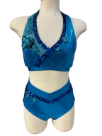 Halter Crop Top - 2 Piece Dance Costume