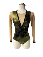 Metallic Bodysuit Dance Costume