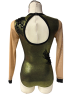 Metallic Bodysuit Dance Costume