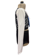 Long Sleeve Crop Top Dance Costume