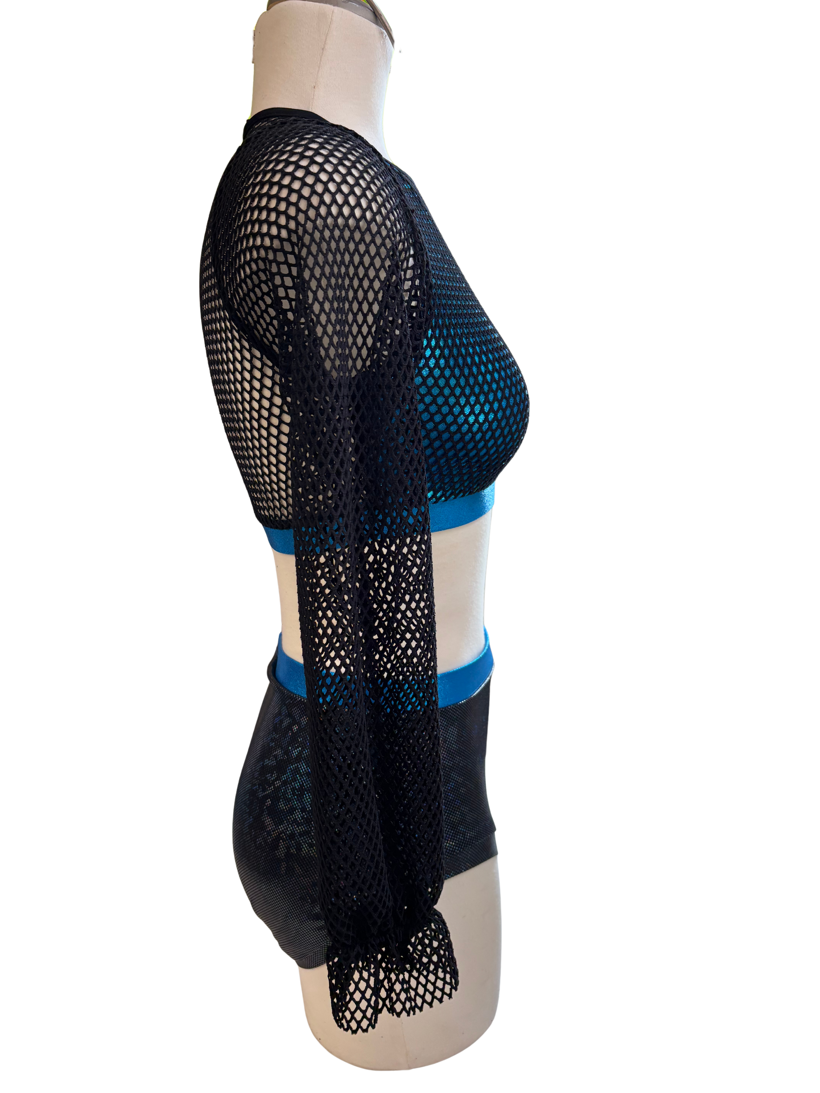 Crop Top 2 Piece Dance Costume