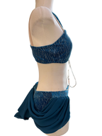 Glitter Velvet 2 Piece Dance Costume