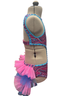 Glitter Velvet Kids Dance Costume Tutu