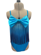 Kids Fringe Bodysuit Dance Costume