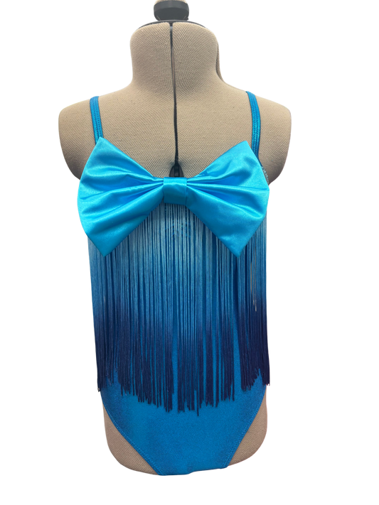Kids Fringe Bodysuit Dance Costume