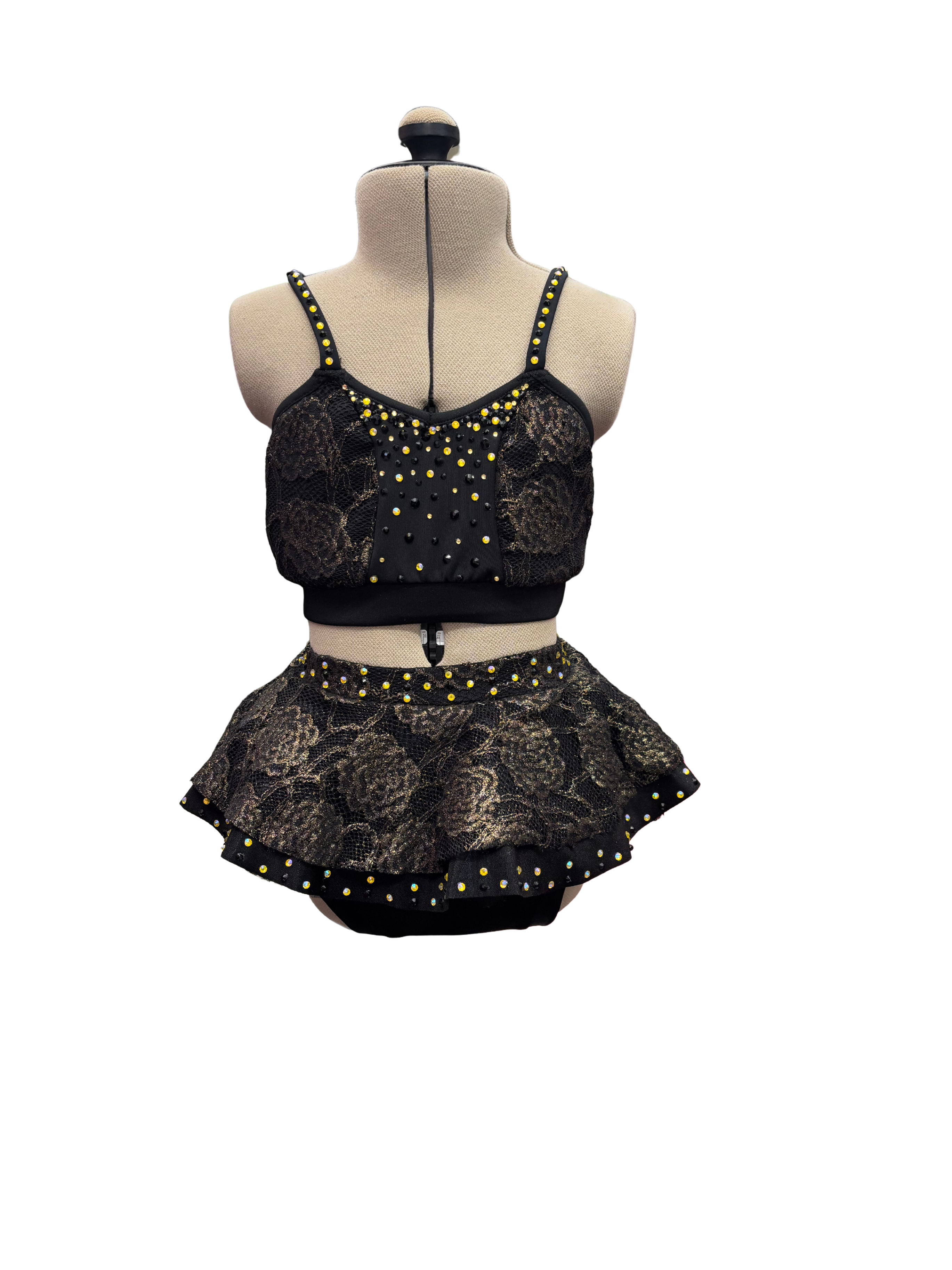 Kids Dance Costume - Crop Top & Tutu