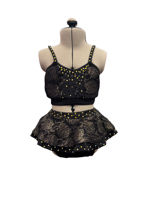 Kids Dance Costume - Crop Top & Tutu