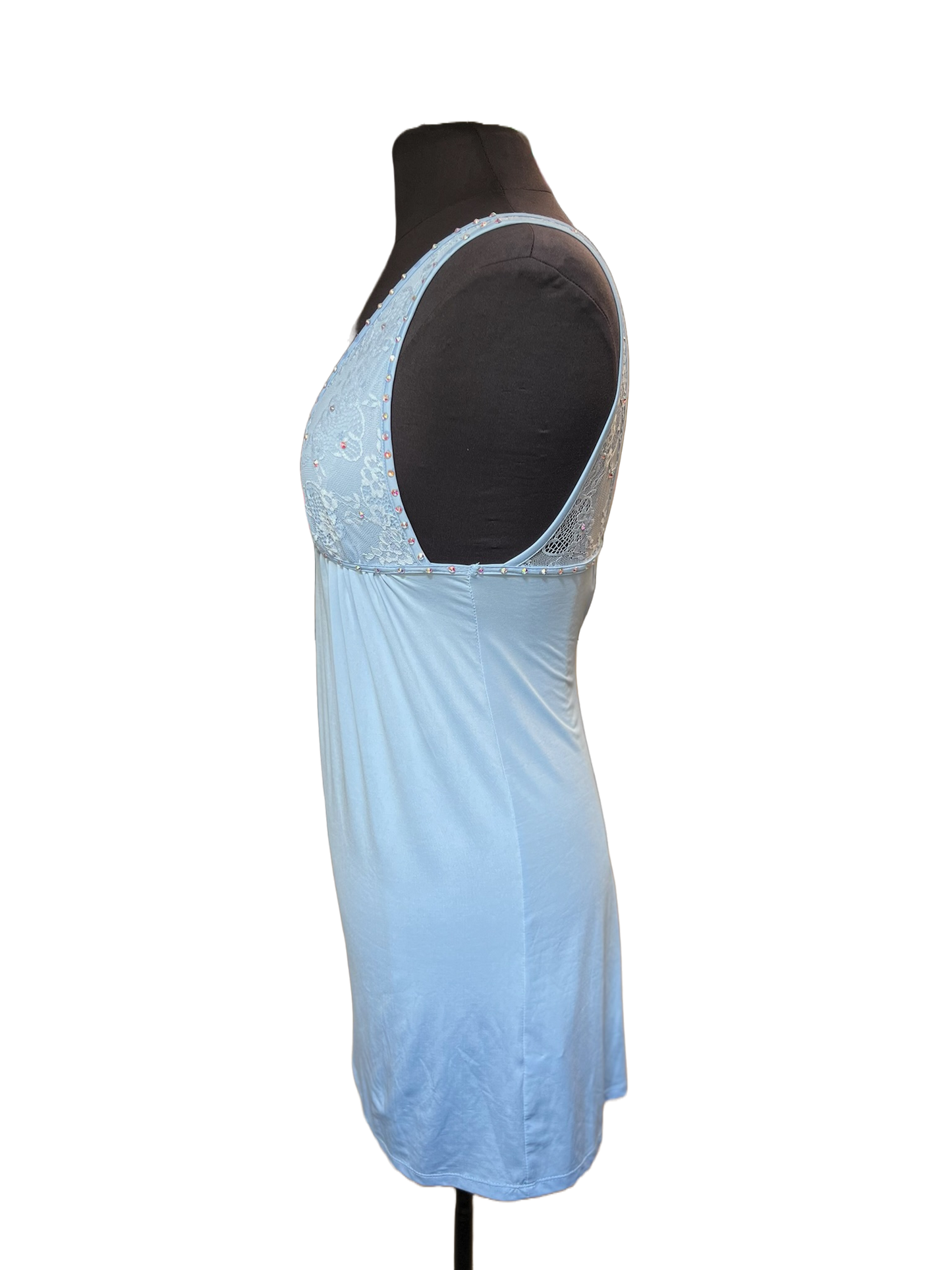 Deep V Baby Doll Dress