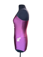One Shoulder Bodysuit. - Purple