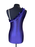 One - Shoulder Bodysuit with Applique