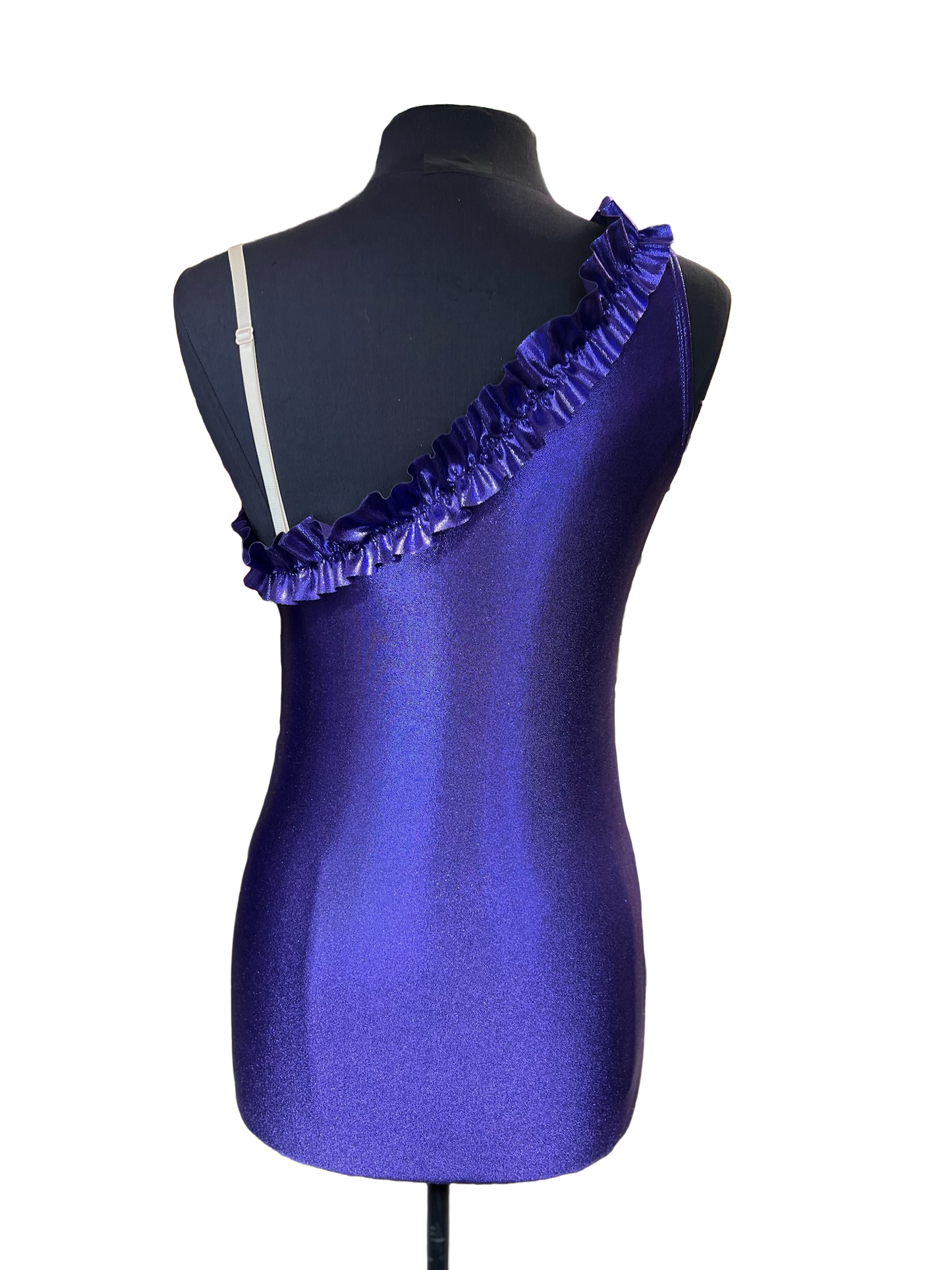 One - Shoulder Bodysuit with Applique
