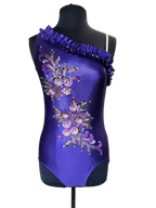 One - Shoulder Bodysuit with Applique
