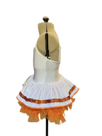 Spring Creamsicle  Camisole Tutu Dress - White