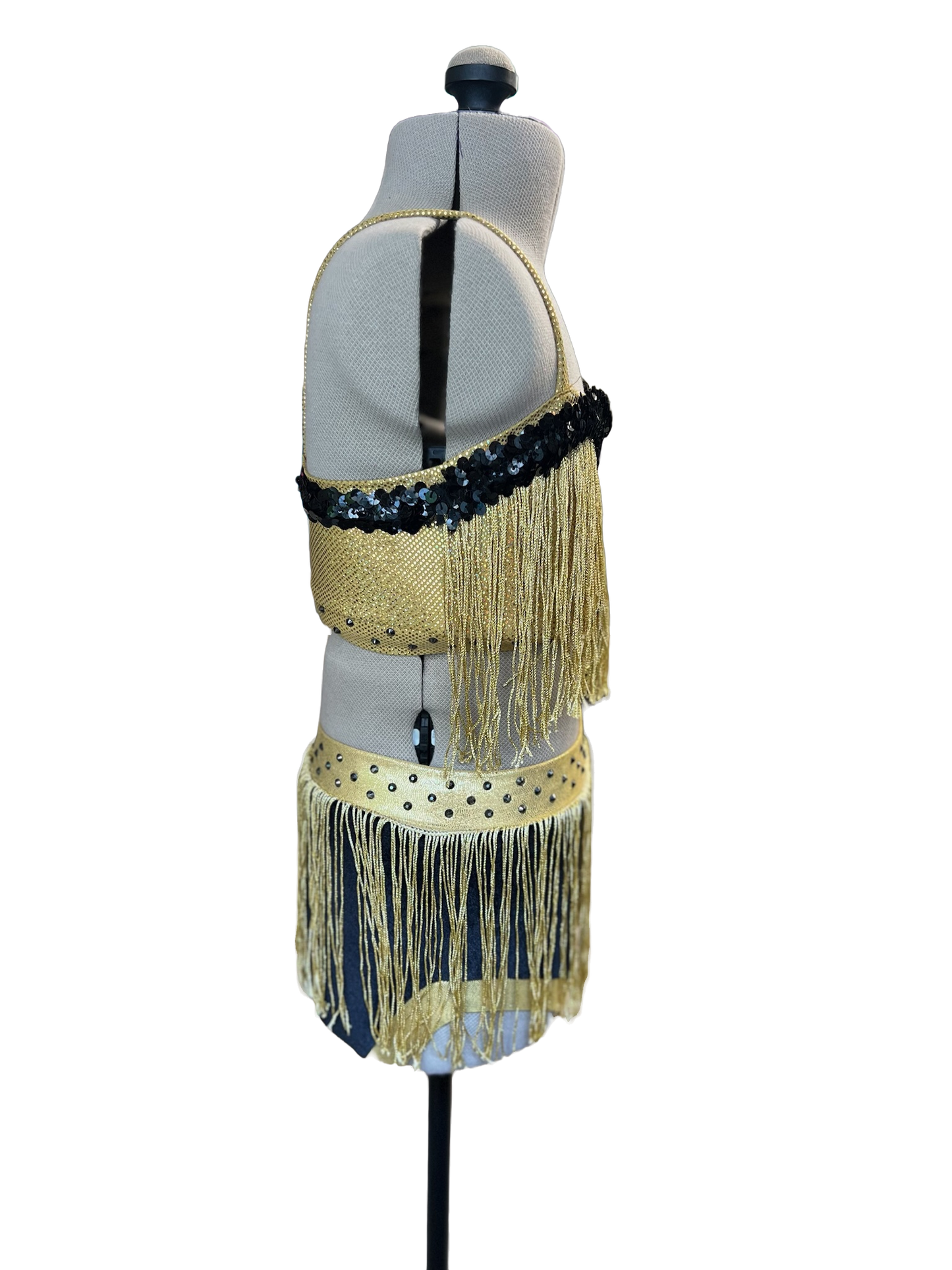Gold Fringe 2 Piece