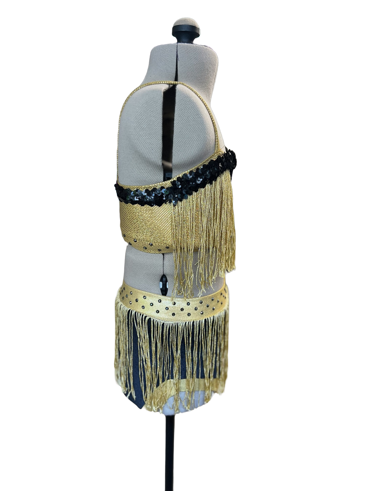 Gold Fringe 2 Piece