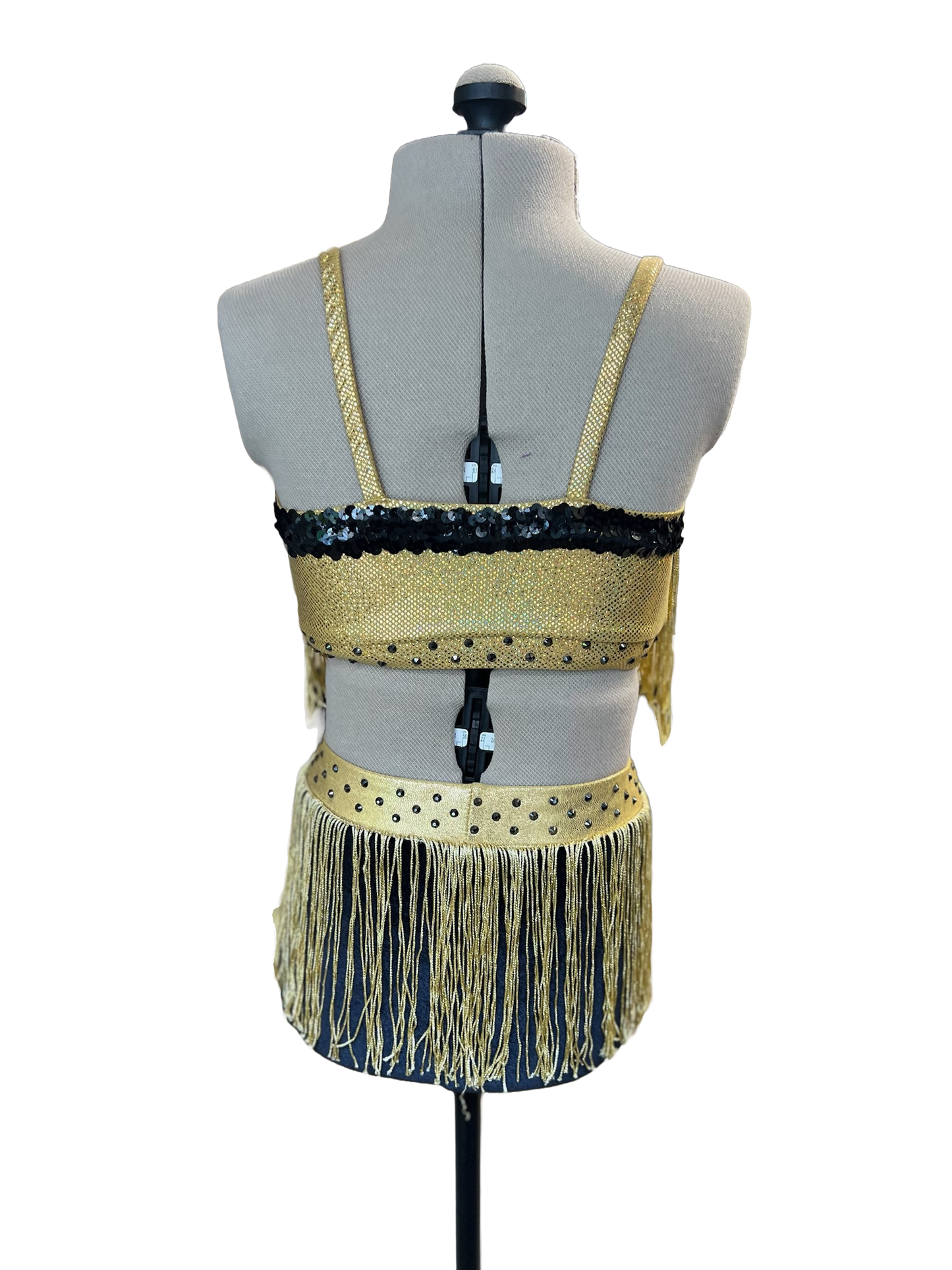 Gold Fringe 2 Piece
