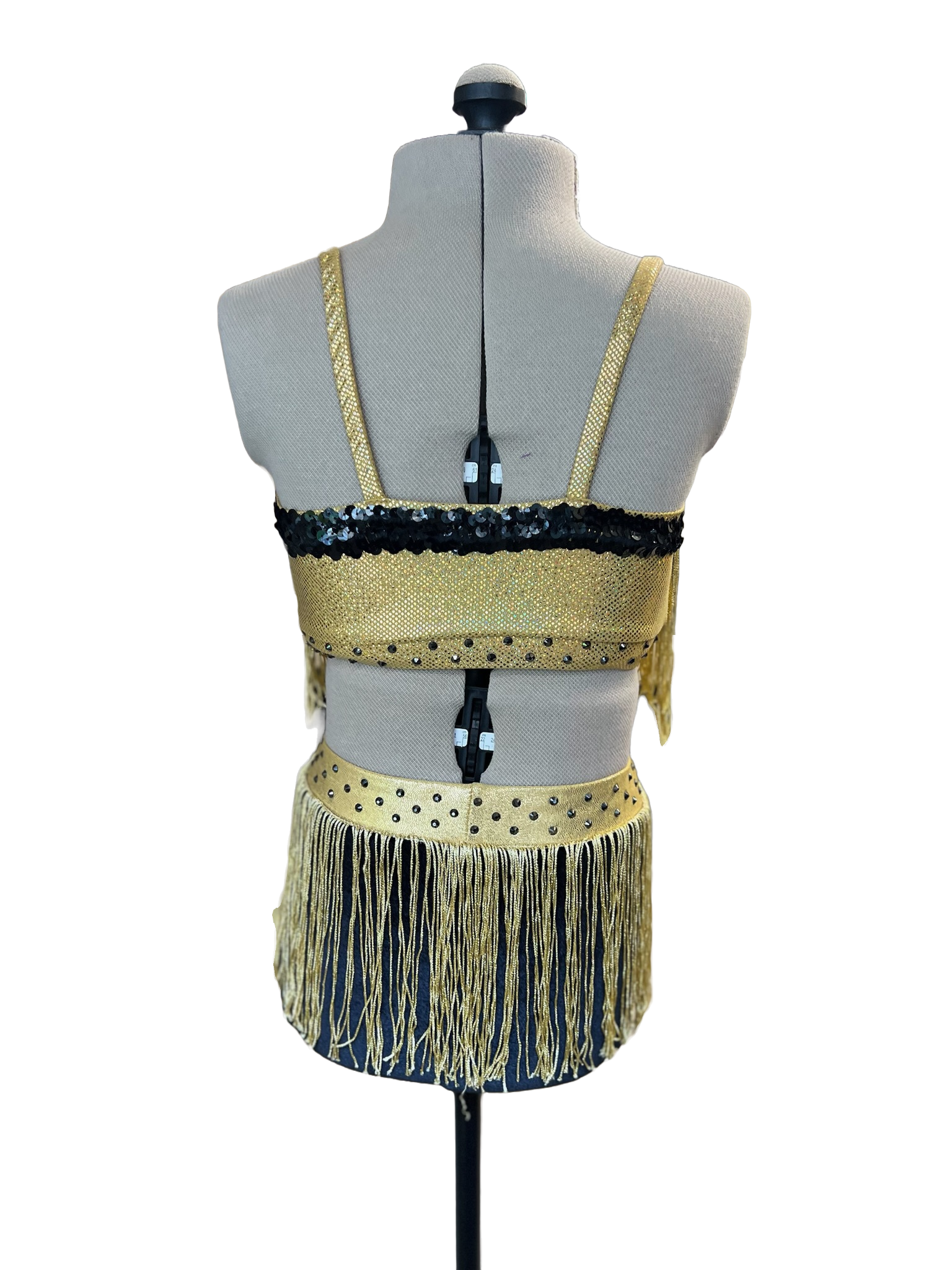 Gold Fringe 2 Piece