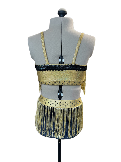 Gold Fringe 2 Piece