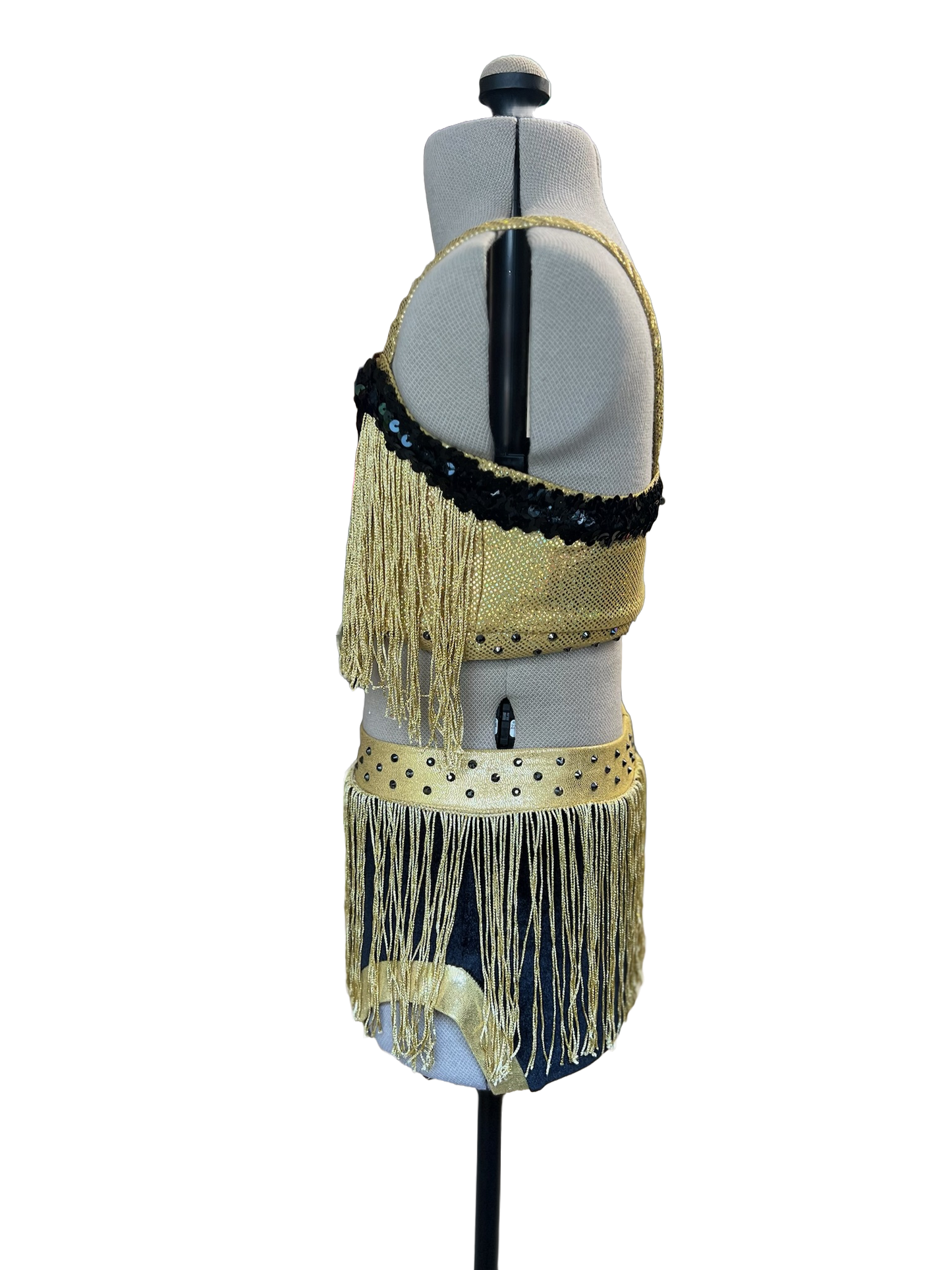 Gold Fringe 2 Piece