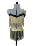 Gold Fringe 2 Piece
