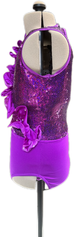 Ruffle Mania - Bodysuit - Purple
