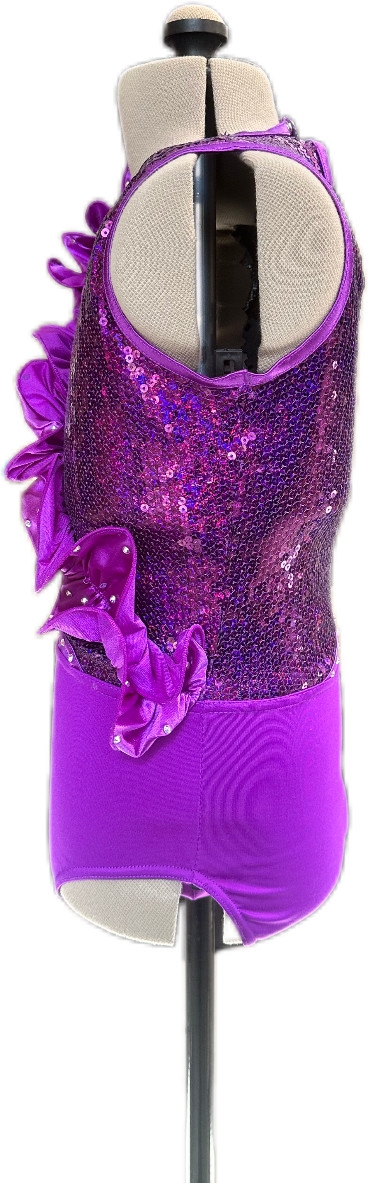 Ruffle Mania - Bodysuit - Purple