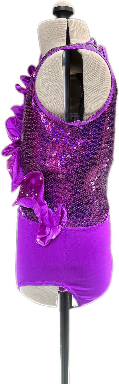 Ruffle Mania - Bodysuit - Purple