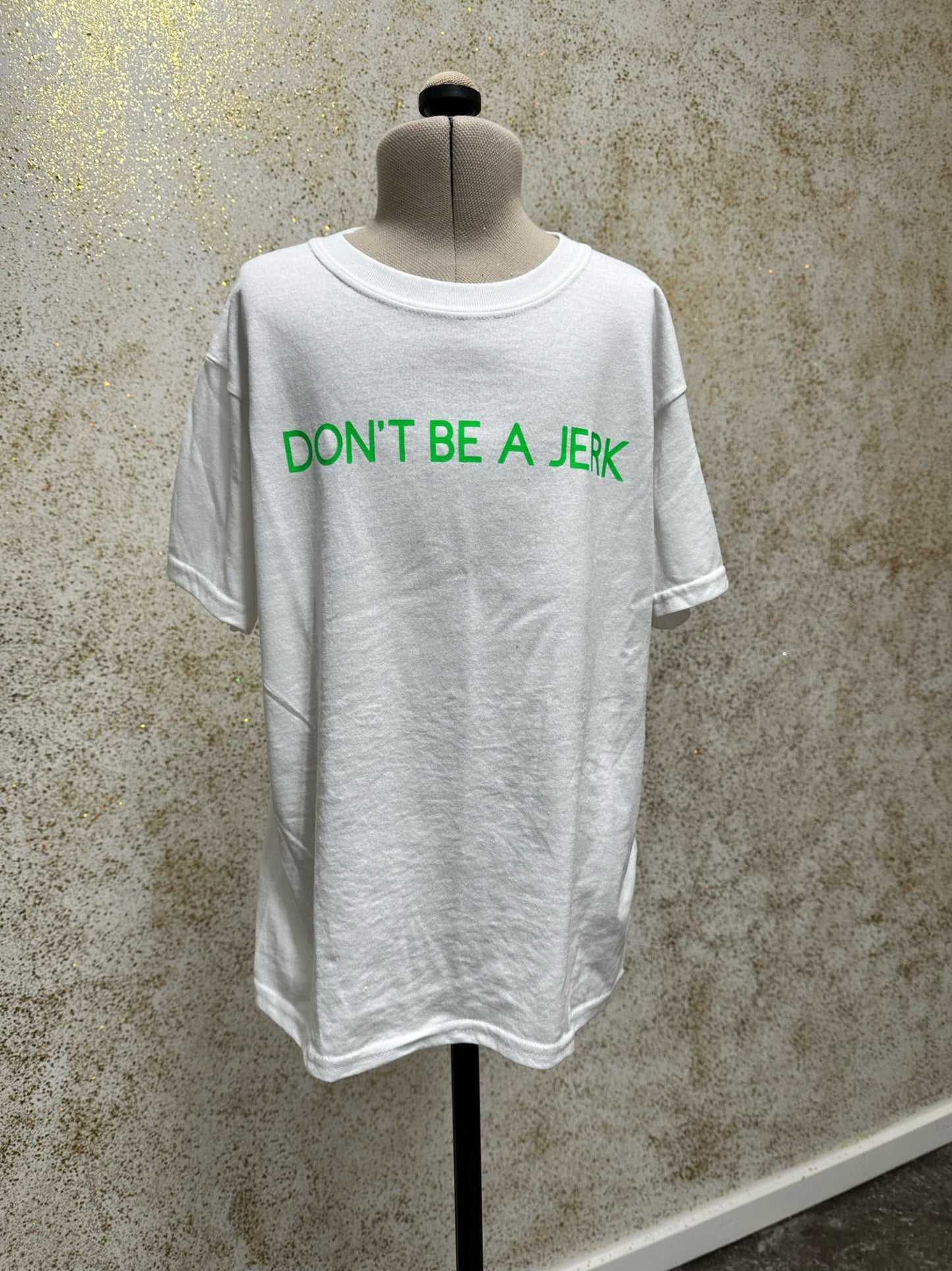Don't Be a Jerk T-Shirt-Neon Green