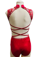 Ruby Jewels Bodysuit - Red