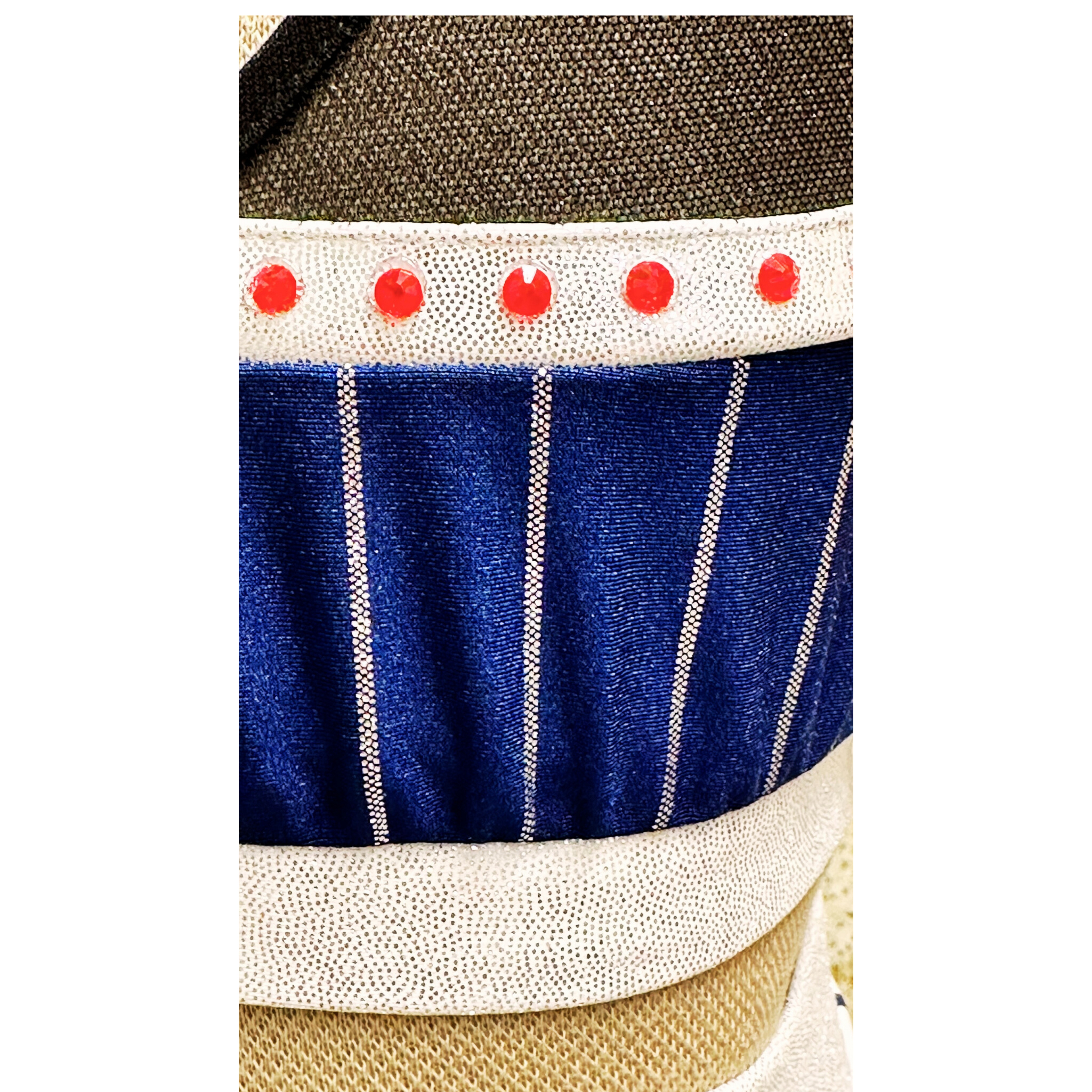 Stars & Stripes - Silver/White/Blue